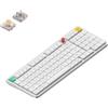 NuPhy Tastiera meccanica wireless NuPhy Air100 V3, con connessione Bluetooth/2,4 GHz/USB-C, layout QWERTY - colore bianco Nova / rosa tenue (nano)