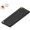 NuPhy Tastiera meccanica wireless NuPhy Air100 V3, con connessione Bluetooth/2,4 GHz/USB-C, layout QWERTY - colore Nebula Dark / Red nano