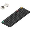 NuPhy Tastiera meccanica wireless NuPhy Air100 V3, con layout QWERTY, connessione Bluetooth/2,4 GHz/USB-C, colore Nebula Dark / Brown, versione nano