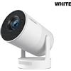StarTech Proiettore 4K - Mini proiettore HY300 - HD 720p, 300 lumen ANSI - Android 11, Wi-Fi, Bluetooth - Correzione automatica della distorsione - Altoparlante integrato - Bianco
