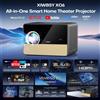 StarTech Proiettore 4K Full HD - Proiettore LCD per home cinema - 3500 lumen ANSI LED - 1080p con supporto 4K 8K - Funzione Smart TV - Autofocus TOF e correzione trapezoidale - Dimensioni diagonali dell'immagine da 102 a 762 cm - Modello X06 con TV Stick