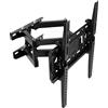 StarTech Supporto a parete per TV - Supporto motorizzato - Rotazione e inclinazione a 360° - Braccio estendibile - Standard VESA 400x400 mm - Adatto per televisori da 66 a 165 cm - Colore: nero