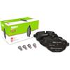 VALEO Imbottiture per freni Expert 302159A, Set di 4 imbottiture, Asse posteriore, Completamente dotato di accessori montati - Certificate ECE-R90