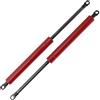 Motoforti Pistoni A Gas 700N 2 Pezzi Per Auto Cofano Armadio | Acciaio Al Carbonio Rosso 350mm/13.78 Per RV Cassetta Portautensili Coperchio Porta Coperchio Barca Rimorchio Pick-Up