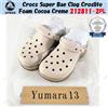 Crocs Super Bae Clog Croslite Foam Cocoa Creme 212811-2PL taglia unisex