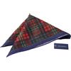 Suitsupply Pocket Check Red Fazzoletto Uomo Taglia Unica Lino Formale