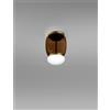 Vistosi FARO LAMPADA DA SOFFITTO S TERRA BRUCIATA BIANCO MONTATURA OTTONE VERNICIATO L2214 LED 2700K 8,5W 1200lm DIMMERABILE