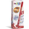 CARIOCA CF12 PENNA CANCELLABILE ROSSO OOPS
