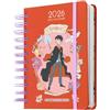 Grupo Erik Agenda Harry Potter 2026 - Agenda 2026 Giornaliera Anelli, Daily Planner : Copertina Rigida │ Include Stickers e Illustrazioni (11,4x16 cm)