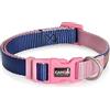 CAMON COLLARE REGOLABILE DOUBLE PREMIUM BICOLOR BLU/ROSA 25 X 480-660 MM DC119/D.01