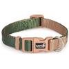 CAMON COLLARE REGOLABILE DOUBLE PREMIUM BICOLOR VERDE/ECRU 10 X 200-300 MM DC119/A.04