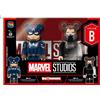 Happy Kuji MARVEL Pair Box Prize BE@RBRICK 100% 2pz Set Giappone NUOVO