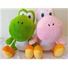 TAITO Nintendo Super Mario Giant Sitting Yoshi Peluche Set di 2 Giappone NUOVO