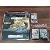 Konami Carta promozionale Yugioh Dinosaur Expo 2023 e set di 100 custodie e custodie