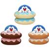 FuRyu Doraemon Ciambella Peluche Giocattolo 3 Set NUOVO dal Giappone