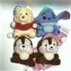 Disney Personaggi Disney Milky Boa Nap Mascotte Set di 4 Giappone NUOVO