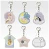 Bandai Charm Ichiban Kuji Mofusand F Prize Puffy Nyanko set completo Giappone