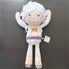 BANPRESTO One Piece Mega Fluffy Plush Rufy Gear 5 "Giant" Ver. Giappone nuovo