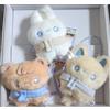 FuRyu Moon Friends Soffice Sciarpa Mascotte Teddy Fox Bunny Set di 3 Giappone...