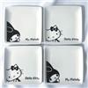 Sanrio Set di 4 piccoli piatti Sanrio Hello Kitty My Melody