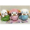 FuRyu Sanrio Mashumarumu Latte Plush Vol.1 Soft Marshmallow Style Set di 3