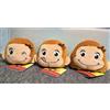 SEGA Peluche SEGA Curious George - Kururin Face Cute Expression set di 3 nuovi