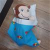 SEGA Curious George Plush Sleep ver. peluche NUOVO dal GIAPPONE
