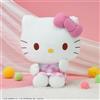 Sanrio Peluche giocattolo Hello Kitty LL rosa a quadri. NUOVO dal GIAPPONE