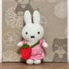 Non si applica Miffy Mascotte Peluche Portachiavi Fragola Pochette Miffy Style Limited