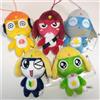 BANPRESTO Sgt. Set di 5 peluche Frog Keroro importazione Giappone NUOVO