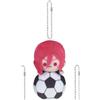BANPRESTO Mascotte giocattolo di peluche Blue Lock Hyoma Chigiri pallone da calcio masc...