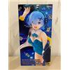 Taito Re: Zero Coreful Figure Rem Jumper Bunny Ver Renewal Japan NUOVO