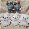San-X Chia Chia Rams Mascotte Portachiavi Peluche Set di 5 Giappone NUOVO