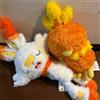 BANPRESTO Pokemon Relax Time Torchic Scorbunny Mofu Peluche Set di 2 NUOVO