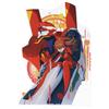 BANDAI Ichiban Kuji Evangelion Asuka Langley Sohryu Big Acrylic Stand 7,8" NUOVO