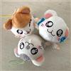 FuRyu Tottoko Hamtaro sdraiato Nesoberi mascotte set di 3 Giappone nuovo