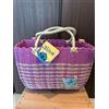 SEGA Disney Lilo & Stitch Platinum Zakka Woven Basket Bag rosa ver. Giappone ...