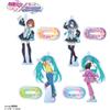 SEGA Hatsune Miku × Oshare Majo Love and Berry Stand-up Clear Keychain set di 4...