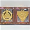 SK Japan Yu-Gi-Oh! Duel Monsters Millennium Puzzle & Ring set di 2 fan indoss...