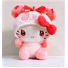 SANRIO PANDA HELLO KITTY peluche FuRyu originale rosa ver. Importazione Giappone