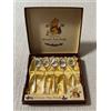 Disney Set di posate Winnie The Pooh Gold Spoons dal Giappone