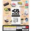 cibo giapponese Gacha capsule giocattolo KURA sushi miniatura figure 5 tipi set completo impo...