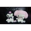 FuRyu My Melody & Kuromi Face Covering Big Plush set di 2 Giappone nuovo
