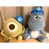FuRyu Monsters Inc Milky Boa Helmet BIG Plush Sulley & Mike Style Set di 2