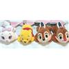SEGA Disney Personaggi Nesoberi Guancia Rossa Mascotte Laydown Peluche Set di...