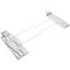 MAGICLULU Rack Condizionatore D'aria Supporto Climatizzatore Staffa Ca Per Uso Domestico Supporto Per Condizionatore D'aria Staffa a Muro Per Interni Argento Ferro Da Stiro