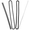 HOLIDYOYO Vacuum Sealer Seal Strips Kit con Strisce in Silicone e Schiuma Nero e Filo Riscaldante per Uso Commerciale e Domestico