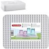 PlasticForte Griglia Scola Bicchieri Posate per Lavello da Cucina Bianca 30 x 39 cm Plastic Forte