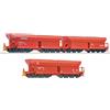ROCO 6600271 Scala HO Set tre carri per minerale della Deutsche Bahn