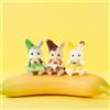 Famiglie Sylvanian Sylvanian Families BABY TRIO FATA BANANA Calico Critters Giappone importato